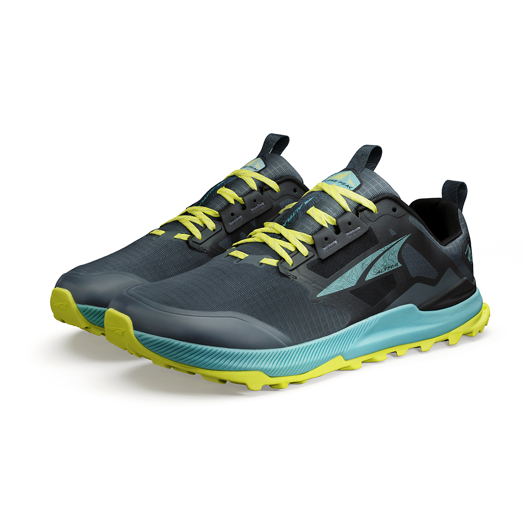 Trail Running shoe Lone Peak 8 Man col. BLACK, GREEN | Altra Running