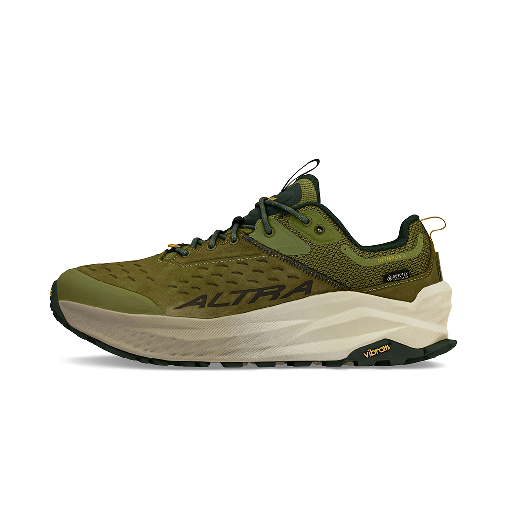 Hiking Shoe Olympus 6 Hike Low Gore-Tex Man col. GREEN | Altra Running