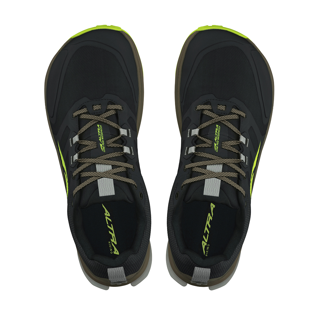 Hiking Shoe Lone Peak Waterproof Low Man BLACK Altra Running