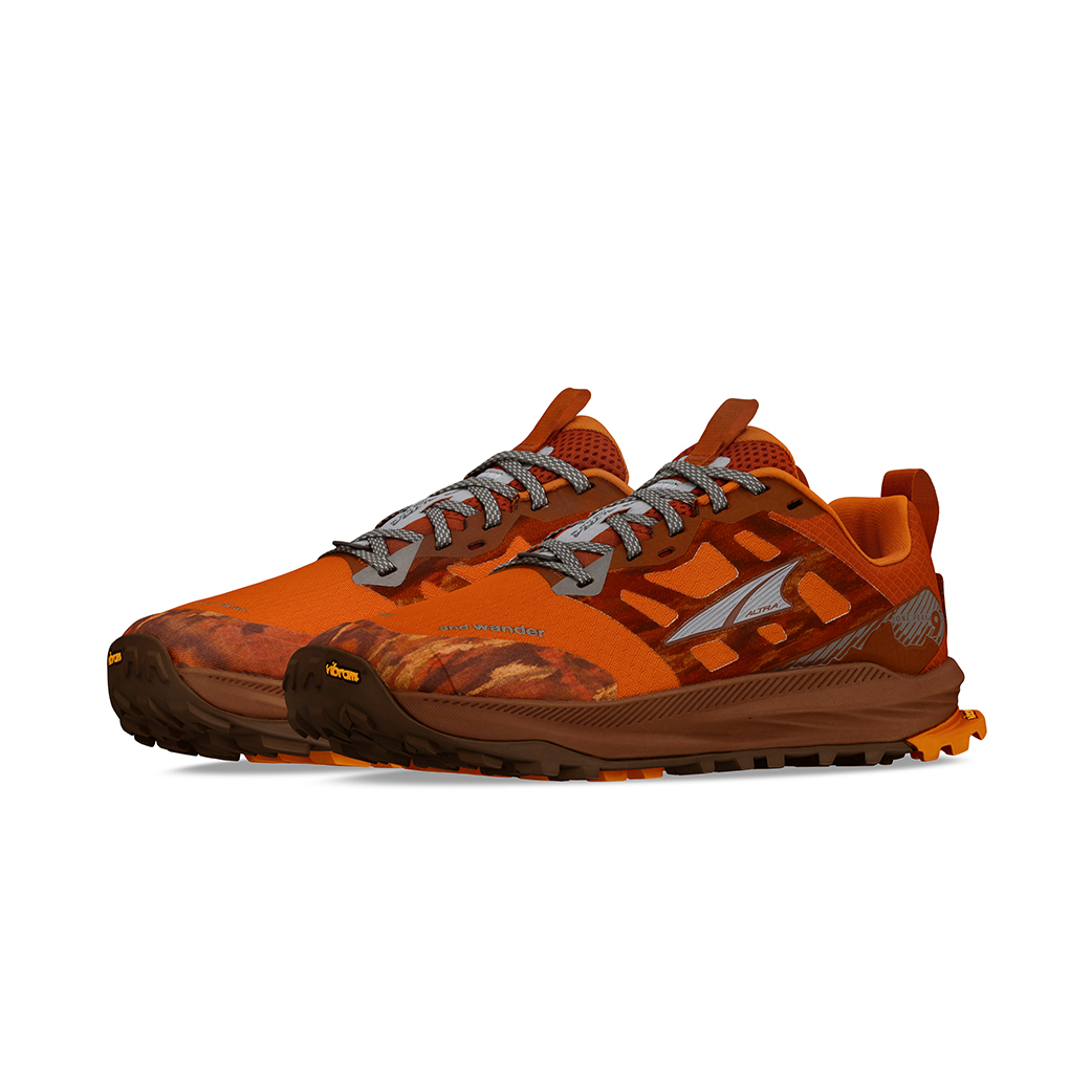 Trail Running Shoe Lone Peak 9+ And Wander Woman col. RED